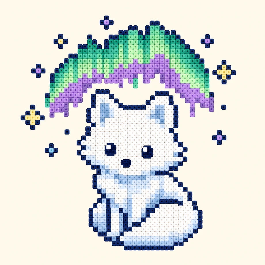 Arctic Fox Aurora
