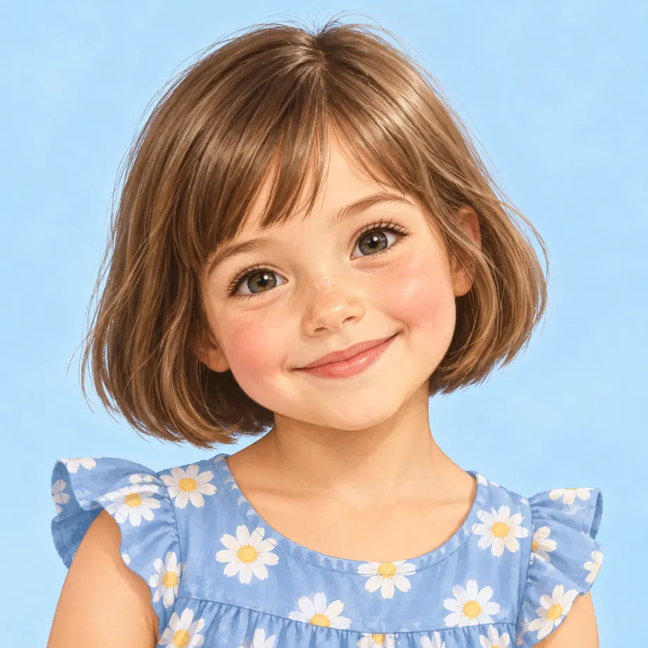 Daisy dress girl